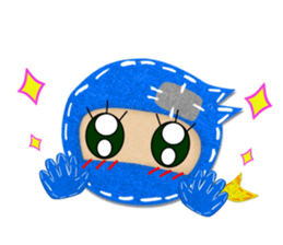 Cute ninja sticker #1936068