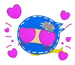 Cute ninja sticker #1936070