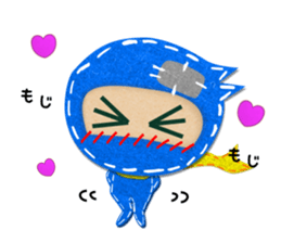 Cute ninja sticker #1936072