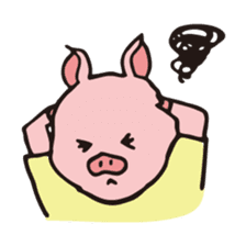 Buu-ko of piglets sticker #1936863