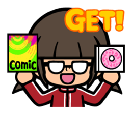 Otaku girl Fujiyo sticker #1937176