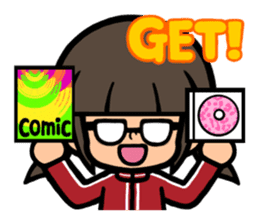 Otaku girl Fujiyo sticker #1937176