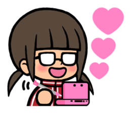 Otaku girl Fujiyo sticker #1937179