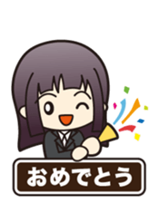 Quiz girl sticker #1937220