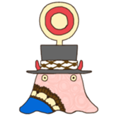 flapjack octopus sticker #1937482