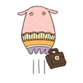 flapjack octopus sticker #1937487