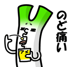 Frail green onions sticker #1938215