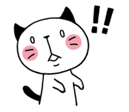 Chubby cat message 2 sticker #1938758