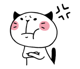 Chubby cat message 2 sticker #1938796