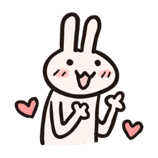 Rabbit desu for English sticker #1939005