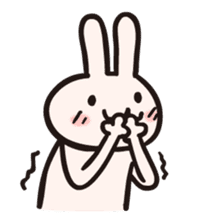 Rabbit desu for English sticker #1939007