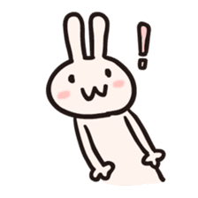 Rabbit desu for English sticker #1939032