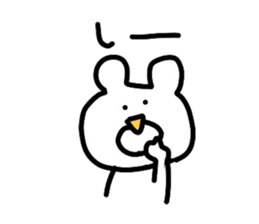 mokayu bear sticker #1939846