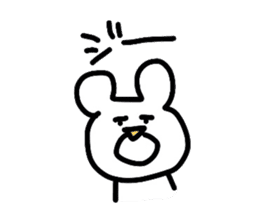 mokayu bear sticker #1939857