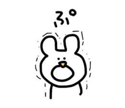 mokayu bear sticker #1939870
