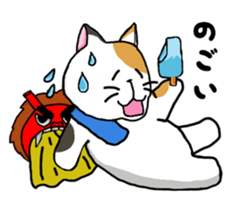 Tortoiseshell cat chii (Akita valve) sticker #1940108
