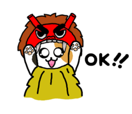 Tortoiseshell cat chii (Akita valve) sticker #1940115