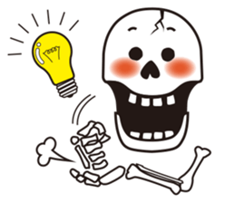 Mr.skeleton sticker #1940620