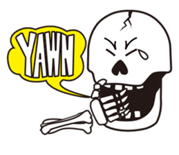 Mr.skeleton sticker #1940628