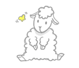 Sleepy Sheep sticker #1940965