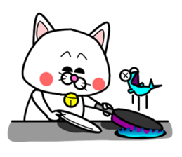 Tamao of the white cat sticker #1941307