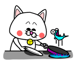 Tamao of the white cat sticker #1941307