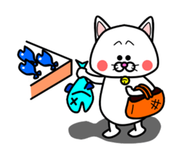 Tamao of the white cat sticker #1941311