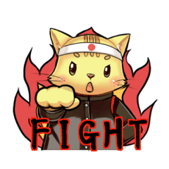 The cheering party of a cat.