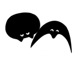 Penguin & Bat sticker #1942067