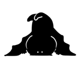 Penguin & Bat sticker #1942071