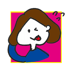 Lady's communication Sticker (JAPANESE)