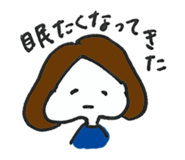 Lady's communication Sticker (JAPANESE) sticker #1942245