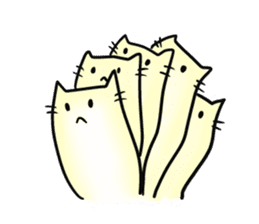 Nya-kichi of a cat. sticker #1942290