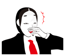 Continuation Japanese classical comedy sticker #1942727