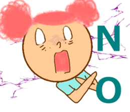 cotton candy girl sticker #1943239