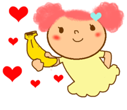 cotton candy girl sticker #1943240