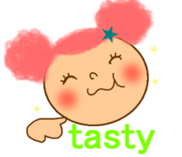 cotton candy girl sticker #1943245