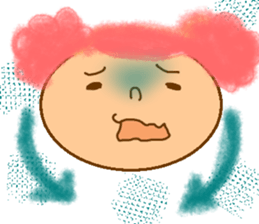 cotton candy girl sticker #1943246