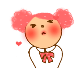 cotton candy girl sticker #1943255