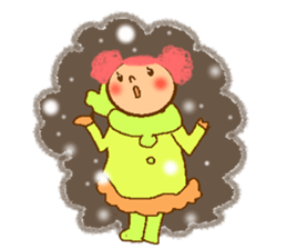 cotton candy girl sticker #1943268