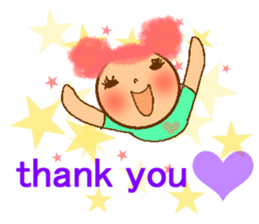 cotton candy girl sticker #1943270