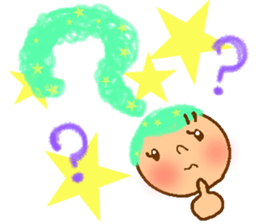 cotton candy girl sticker #1943274