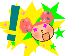 cotton candy girl sticker #1943275