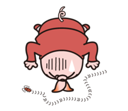 Office worker BOO of a pretty pig sticker #1943409