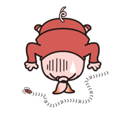 Office worker BOO of a pretty pig sticker #1943409