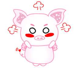 Angel Pig : MooNuum sticker #1943438