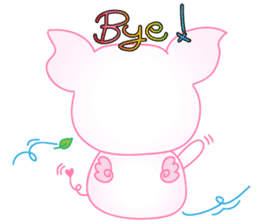 Angel Pig : MooNuum sticker #1943440