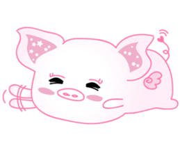 Angel Pig : MooNuum sticker #1943441