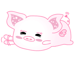 Angel Pig : MooNuum sticker #1943441