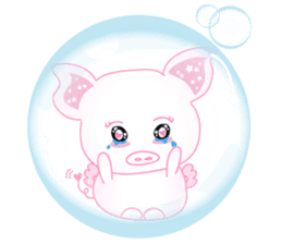 Angel Pig : MooNuum sticker #1943442